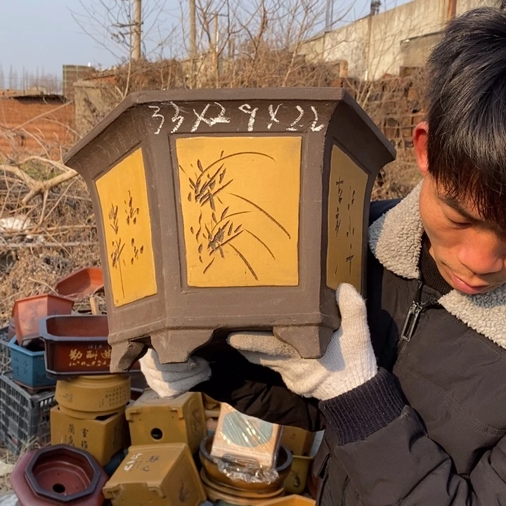 花盆紫砂紫砂特价包邮送