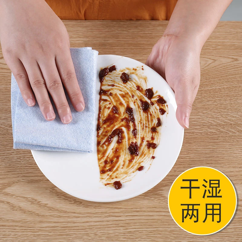 厨房不沾油加厚百洁布刷碗布洗碗布家用去油吸水椰壳抹布清洁用品