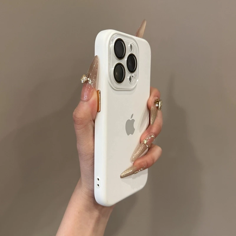 液态硅胶全包镜头适用苹果16promax手机壳小众iPhone15极简14个性