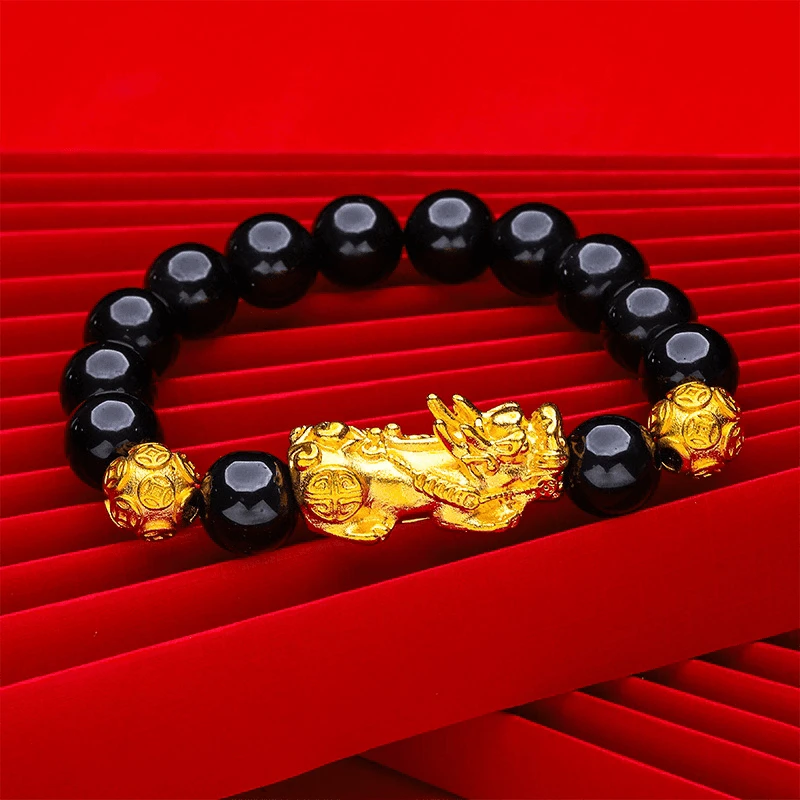 合金手链 2025新款【貔貅手链】男士时尚潮流霸气镶嵌精美百搭轻奢