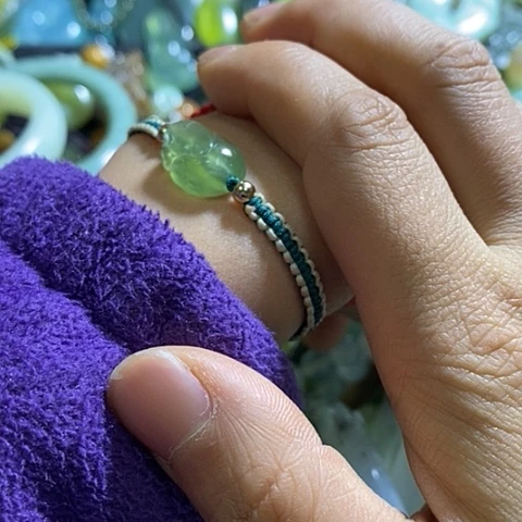 岫玉手绳未镶嵌多样性发货