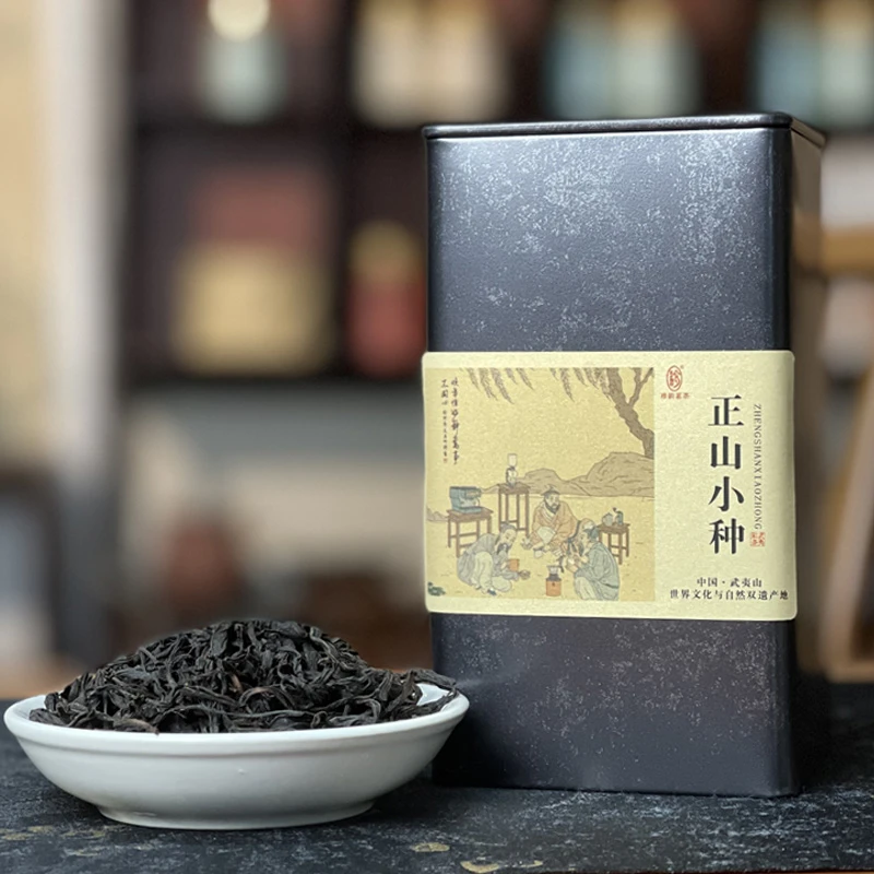 125g正山小种武夷山红茶焦糖高山茶叶泡茶办公室茶口粮茶钛杯茶具
