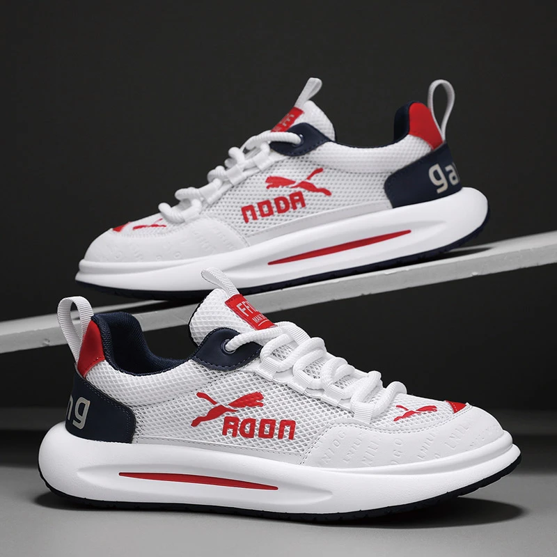 明星同款运动鞋品牌专柜开学季厚底休闲透气时尚运动鞋男百搭鞋子