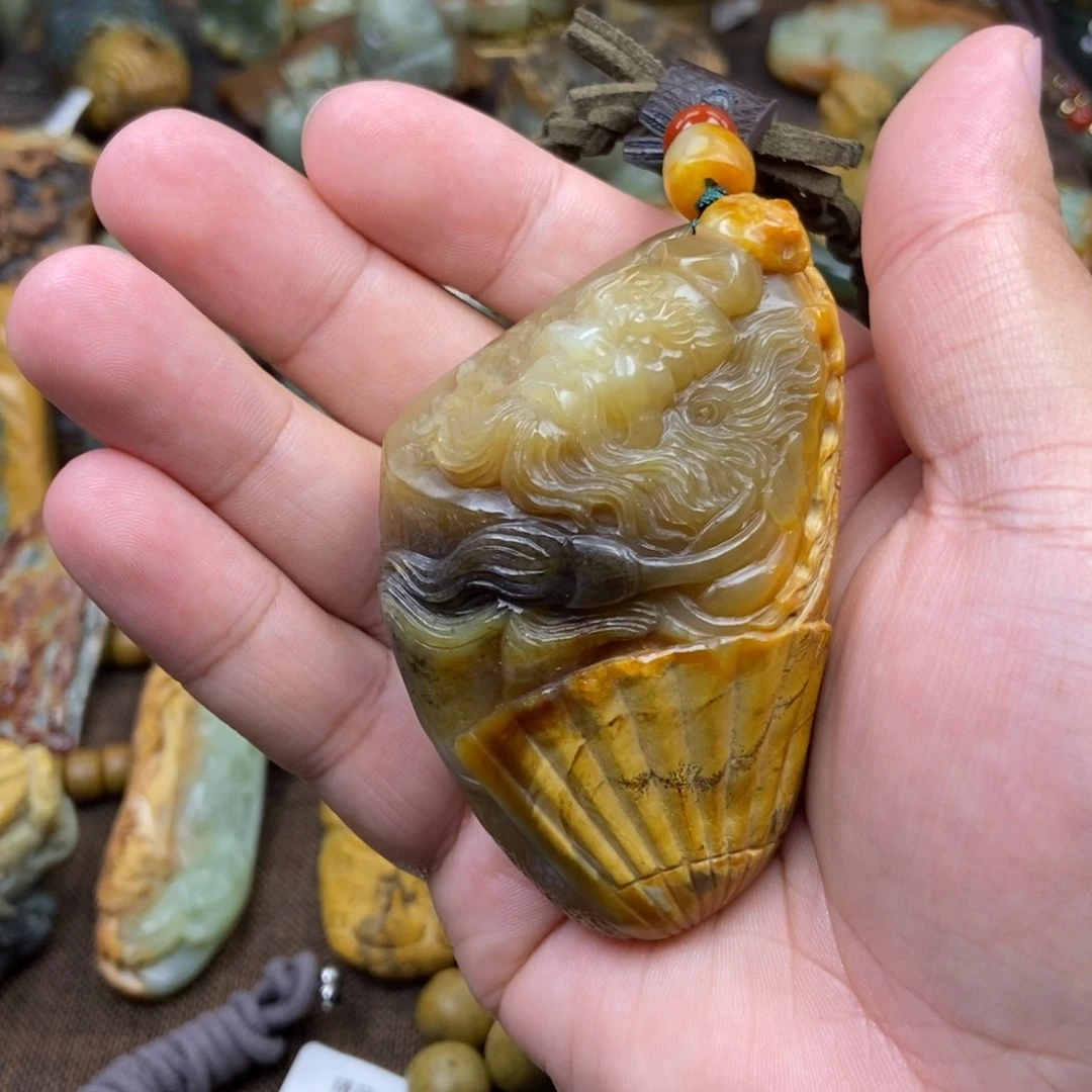 设***n未镶嵌岫岩河磨玉(透闪石质玉)珠宝奇石