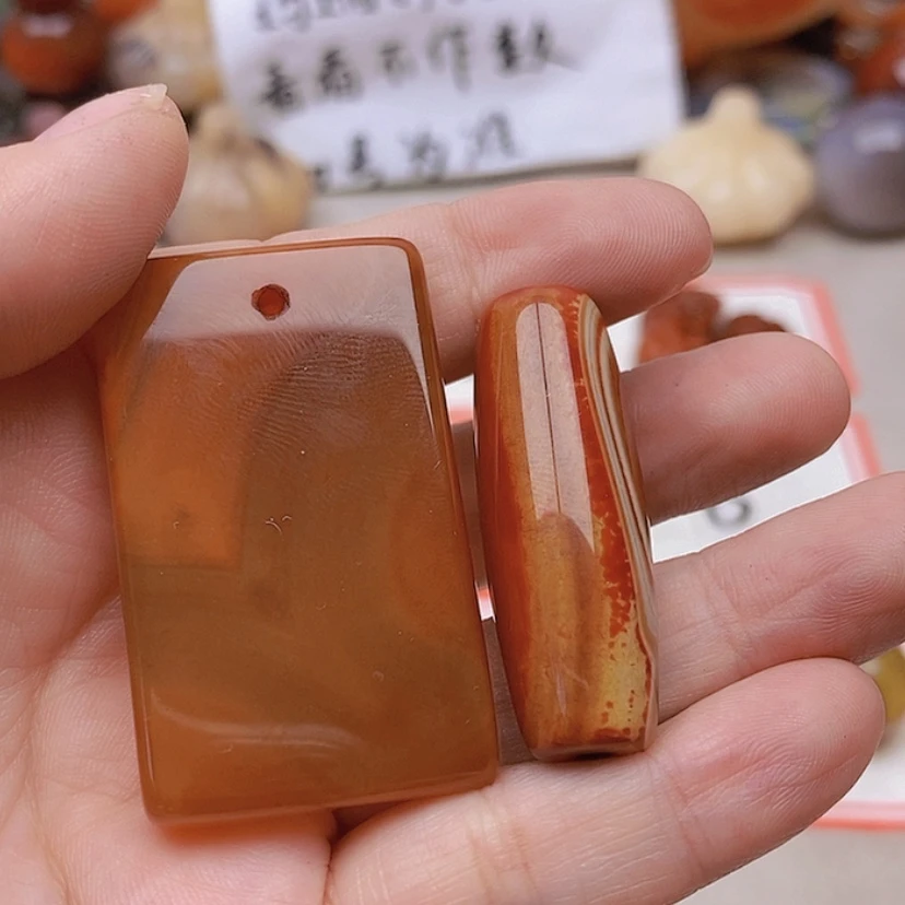 【闪购商品】未镶嵌玛瑙/玉髓珠宝半成品灵*