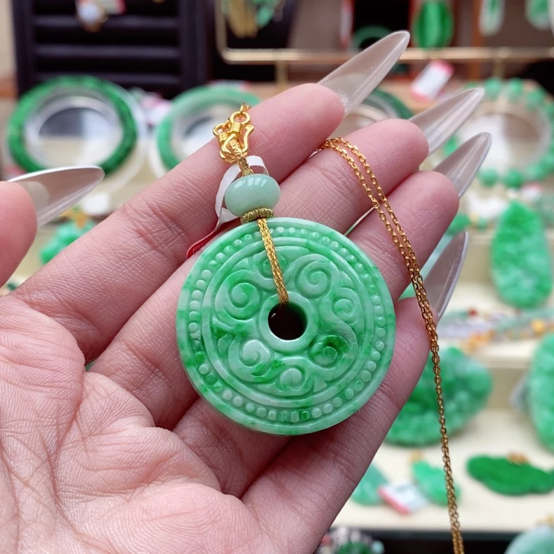 颈饰未镶嵌翡翠翡翠吊坠