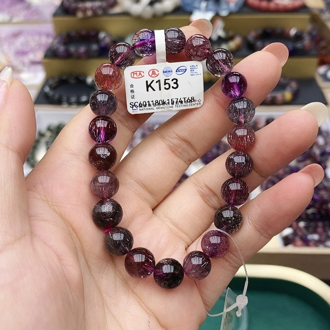 水晶手链未镶嵌K153超七8.5mm