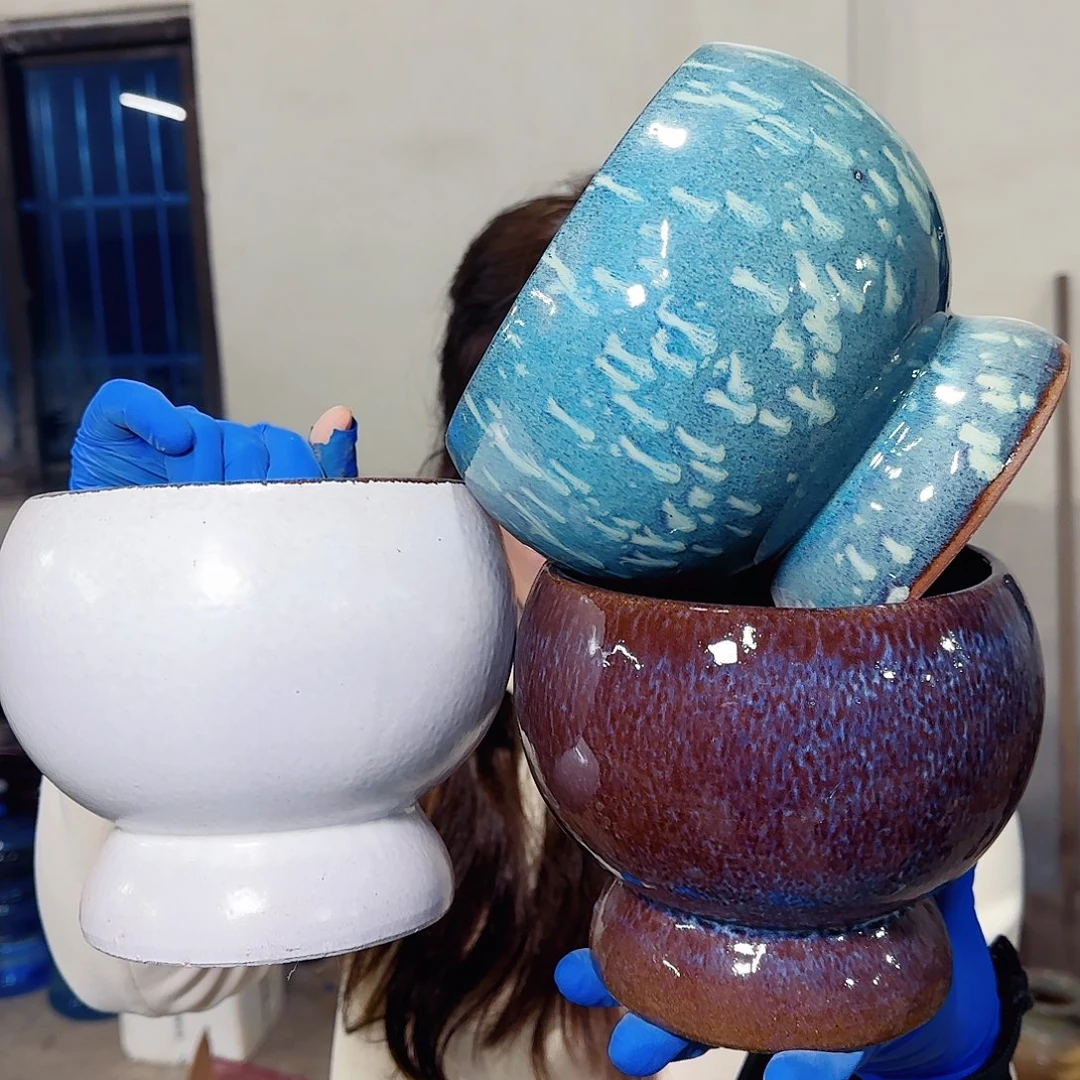 花盆紫砂高15口14