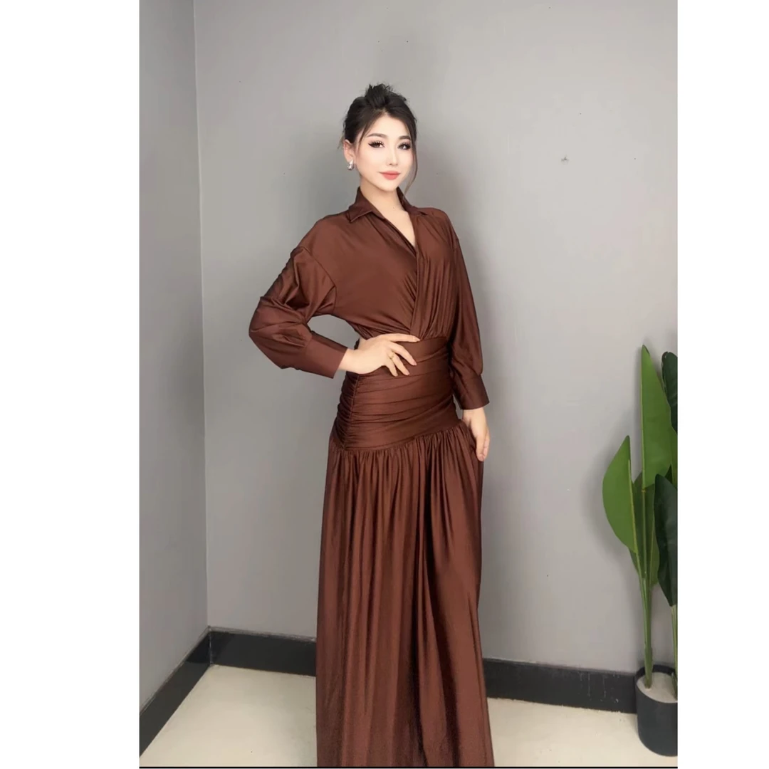 5791【古丽包邮】小众设计款高级时尚显瘦显高轻熟女装连衣裙