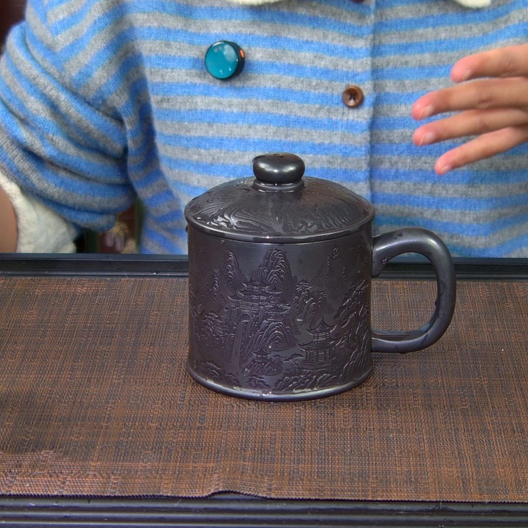 紫砂茶杯高货放漏