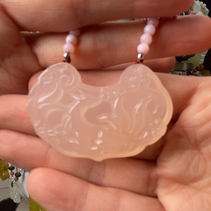 合金蛇纹石玉手链