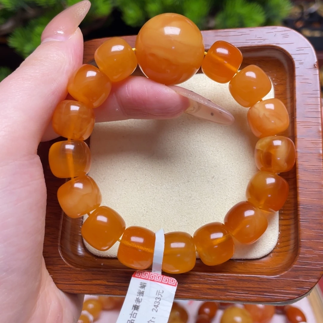 蜜蜡手链未镶嵌手串