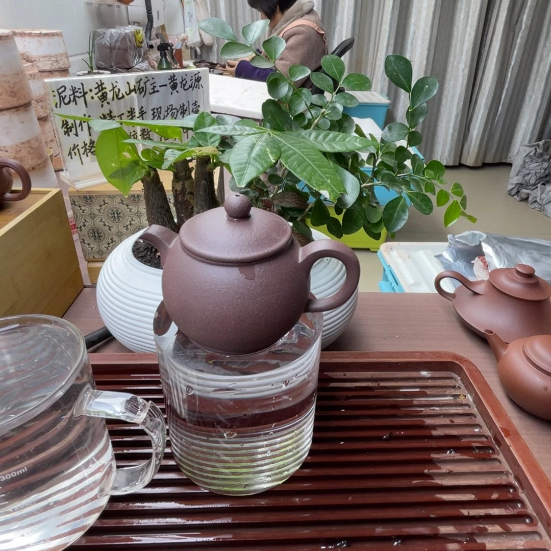 茶壶紫砂圆瓦一个