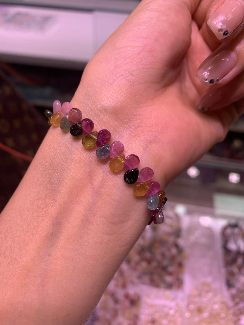 不锈钢仿珍珠手链  【蕙子严选】ZH 1160新款百搭彩色手链