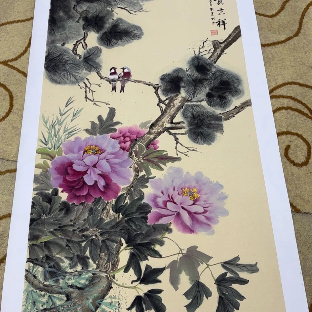 七***三国画花鸟作品童童童