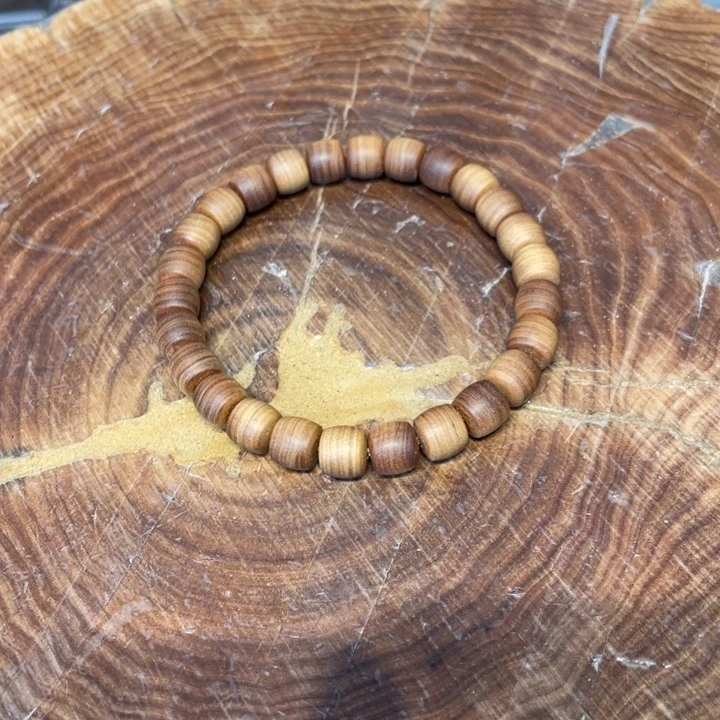 檀香木手串/手链老山檀香横纹黑肉7.8老料