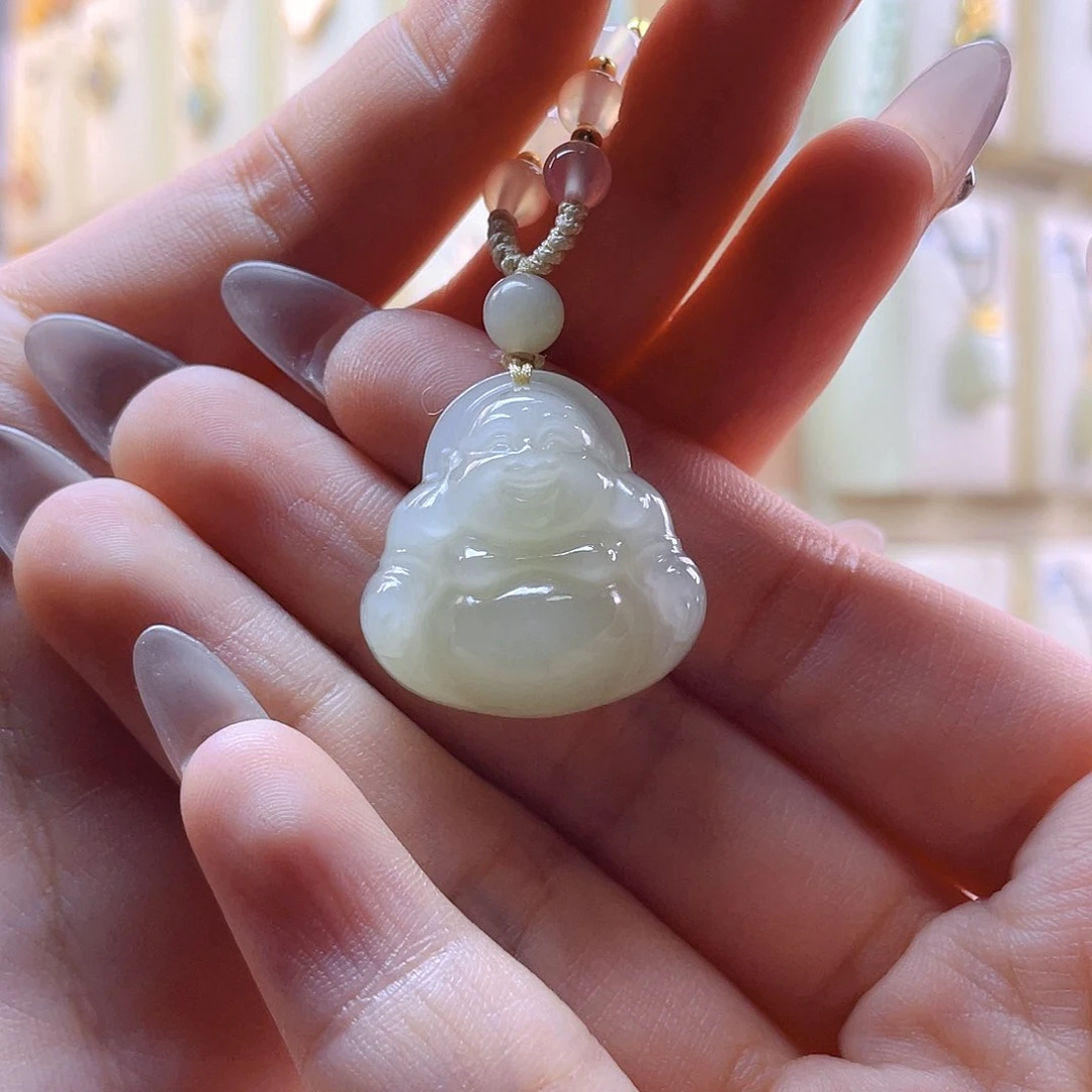 和田玉吊坠(赠链)未镶嵌展**来