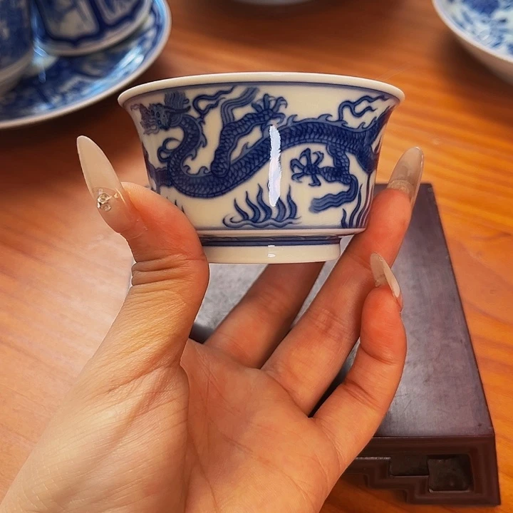 摆件九曰陶手工手绘茶具