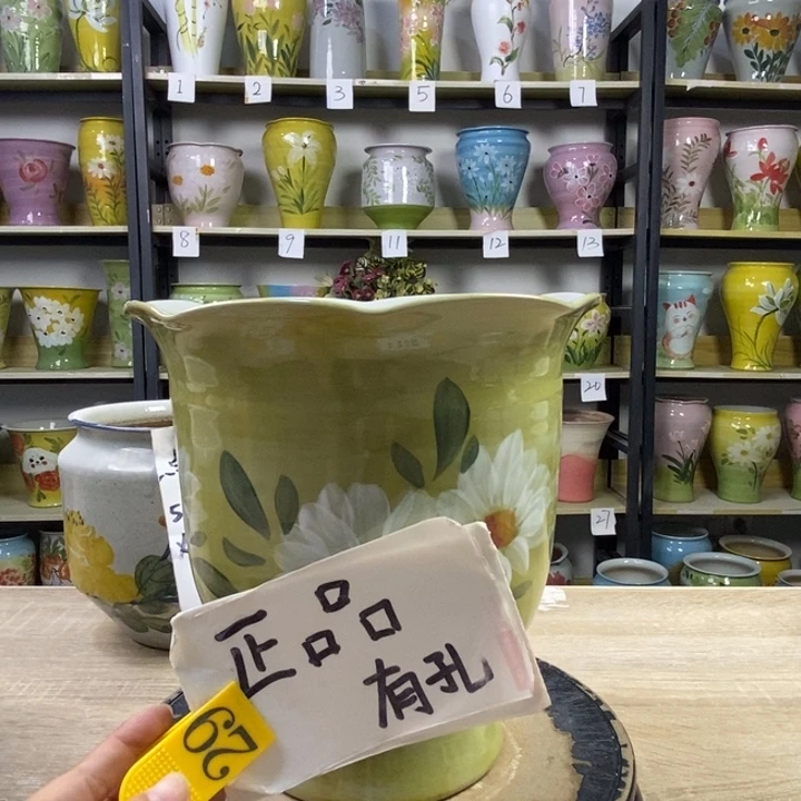 景德镇高温陶瓷花盆