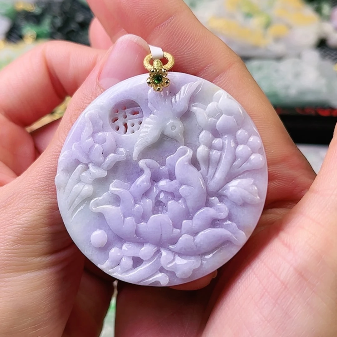 【闪购商品】翡翠颈饰未镶嵌挂件