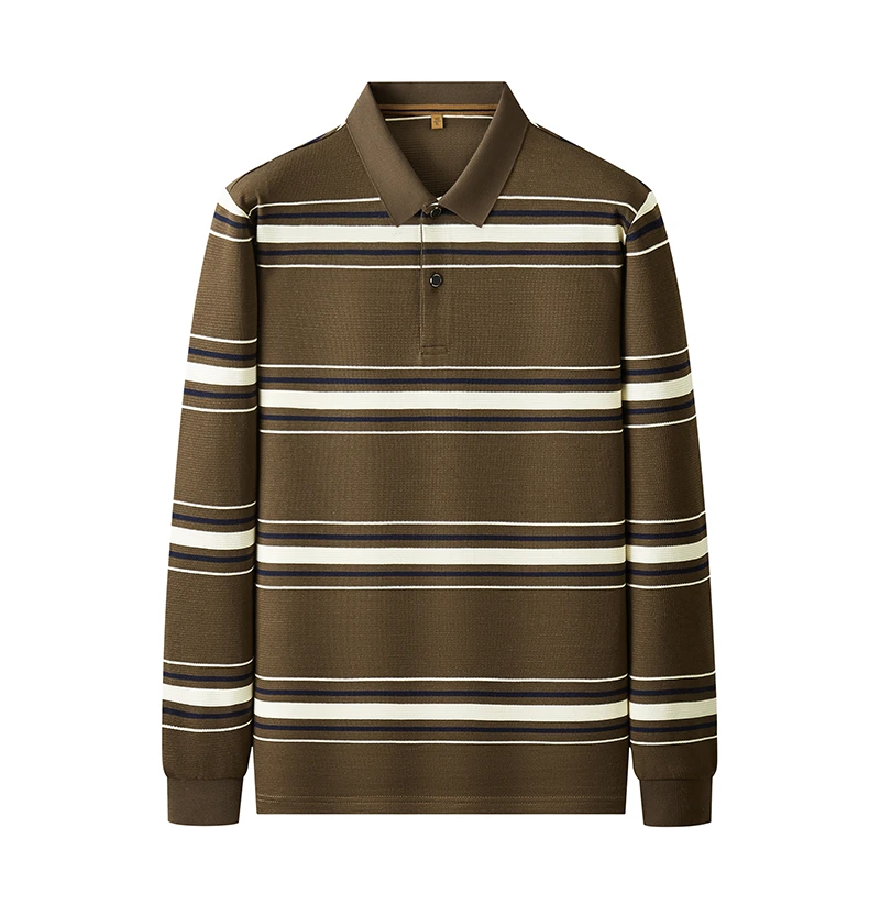 81176加肥加大男装夏时尚休闲翻领长袖商务男士