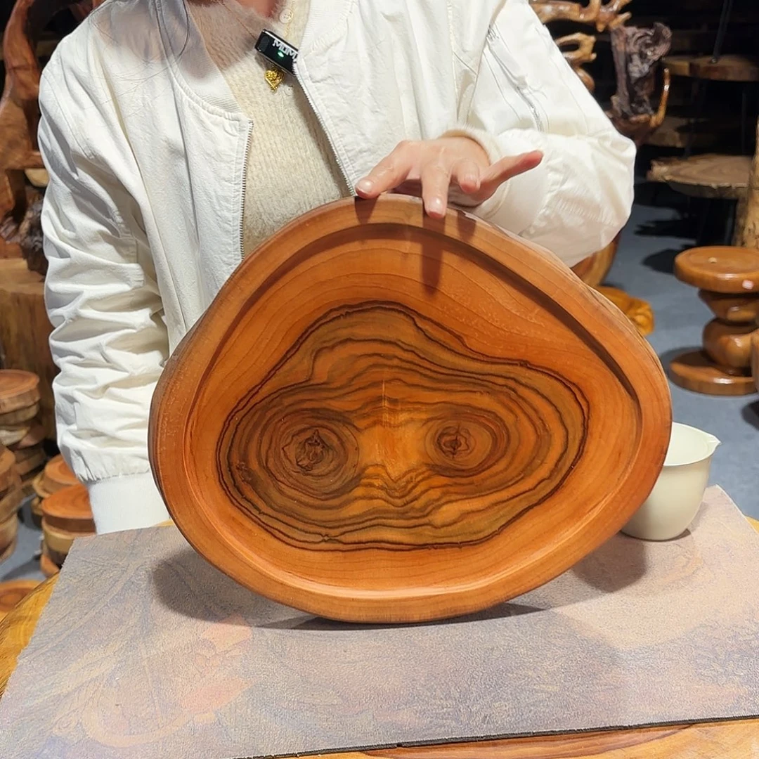 香樟木干泡盘35-28-3.5