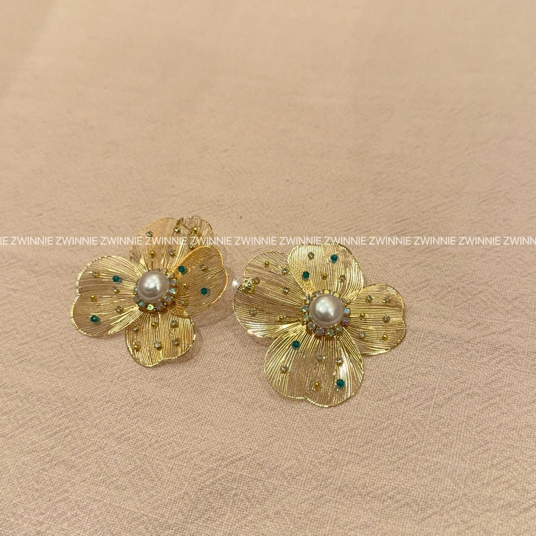 合金耳饰  Zwinnie/詹维尼【七彩梦】耳钉 ES173