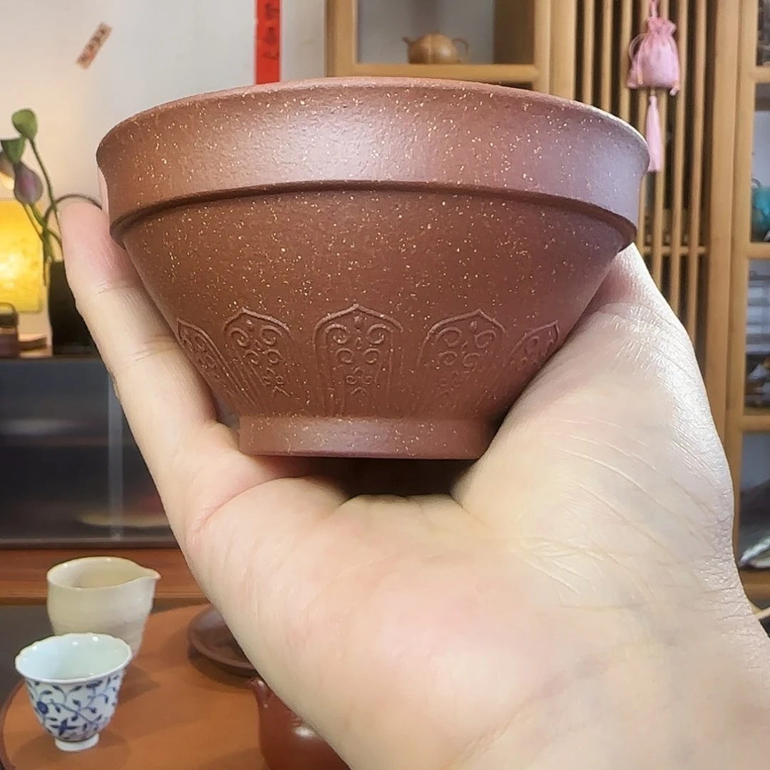 茶杯紫砂桂花砂主人杯