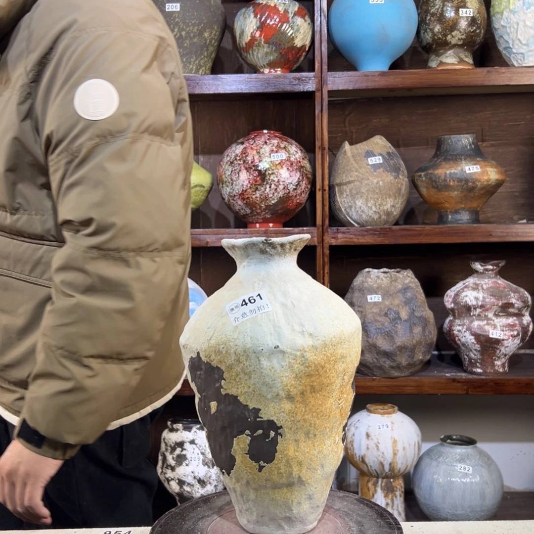 摆件461华庭街上釉彩票票店