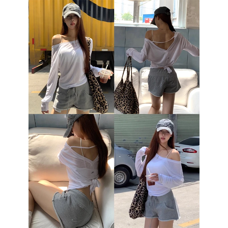 【落日途径】T恤 修身时尚百搭显瘦T恤252X2080