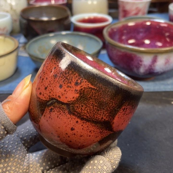 摆件传统煤烧主人杯