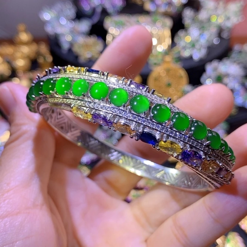 【闪购商品】银S925镶嵌挂件翡翠