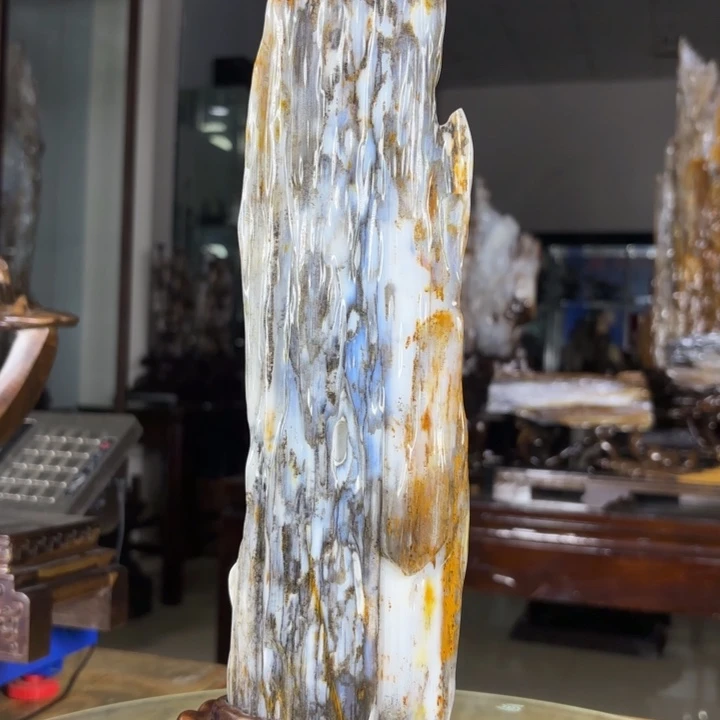未镶嵌珠宝奇石硅化玉1
