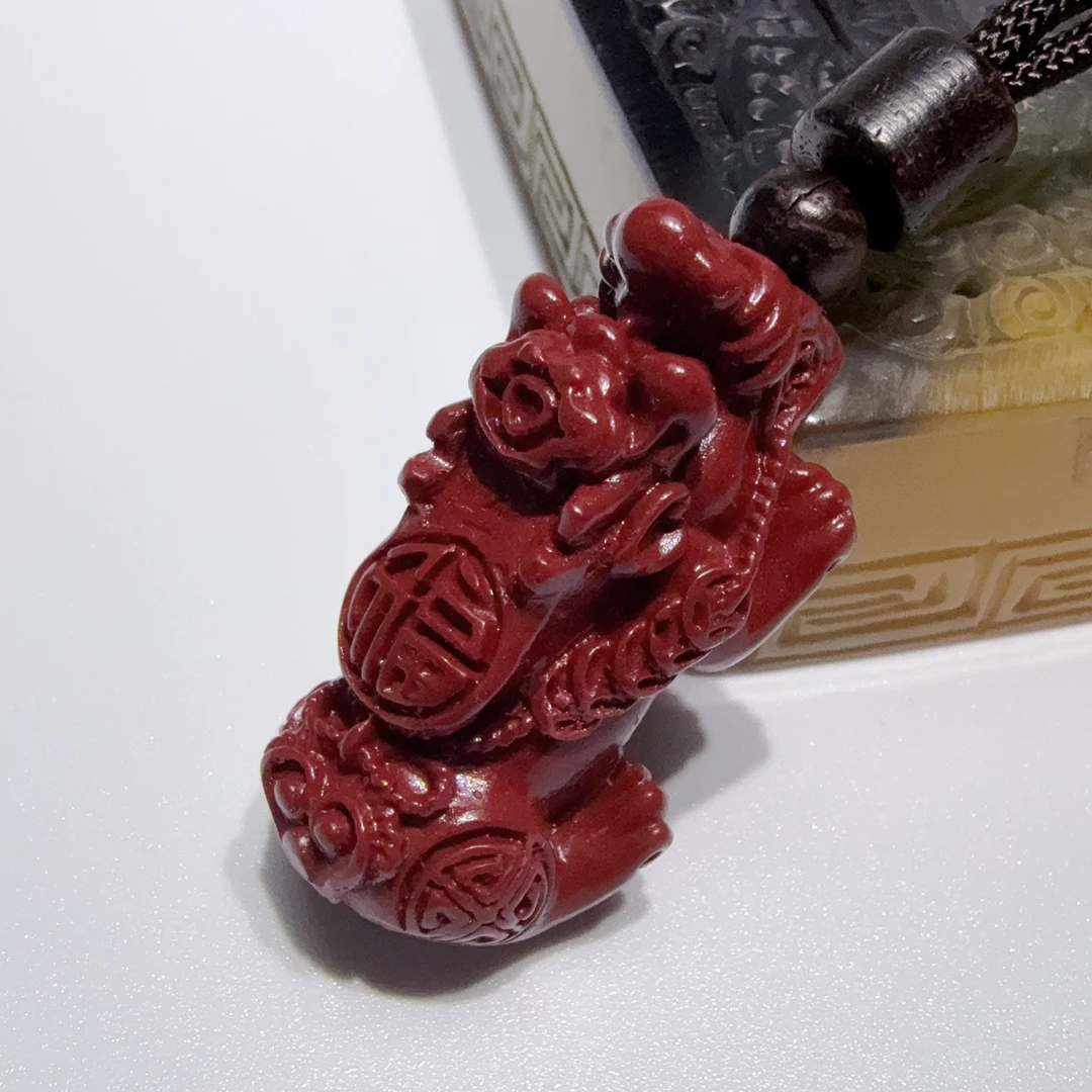 含辰砂工艺品E71精美珠宝吊坠尺寸35*17*16mm