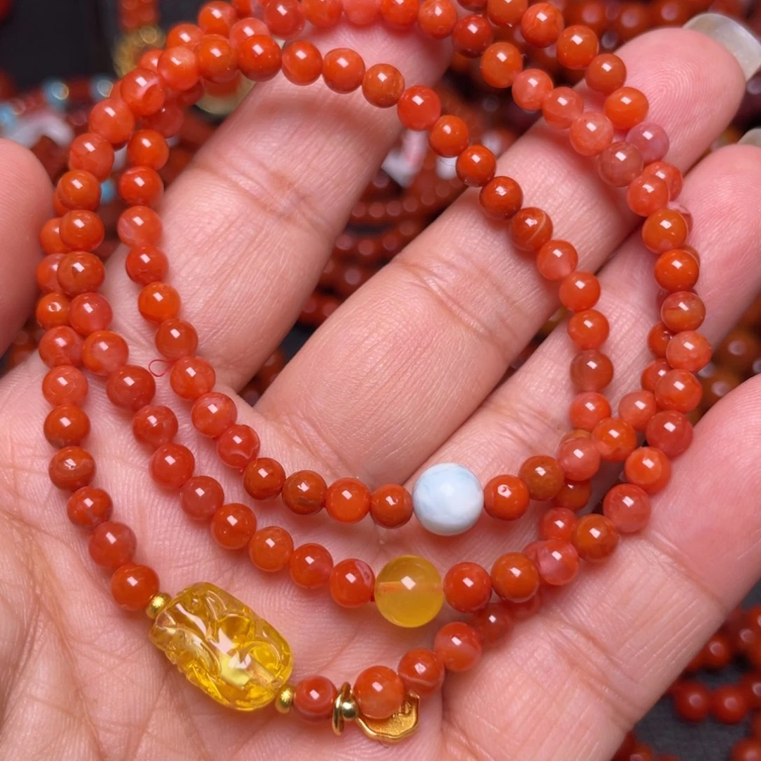 未镶嵌手链南红玛瑙