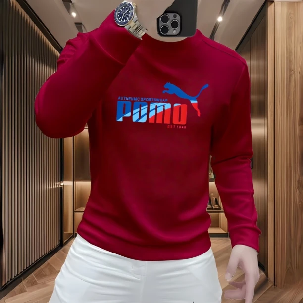 重磅高端潮牌卫衣男款秋冬新款圆领百搭休闲套头外套加绒加厚男款