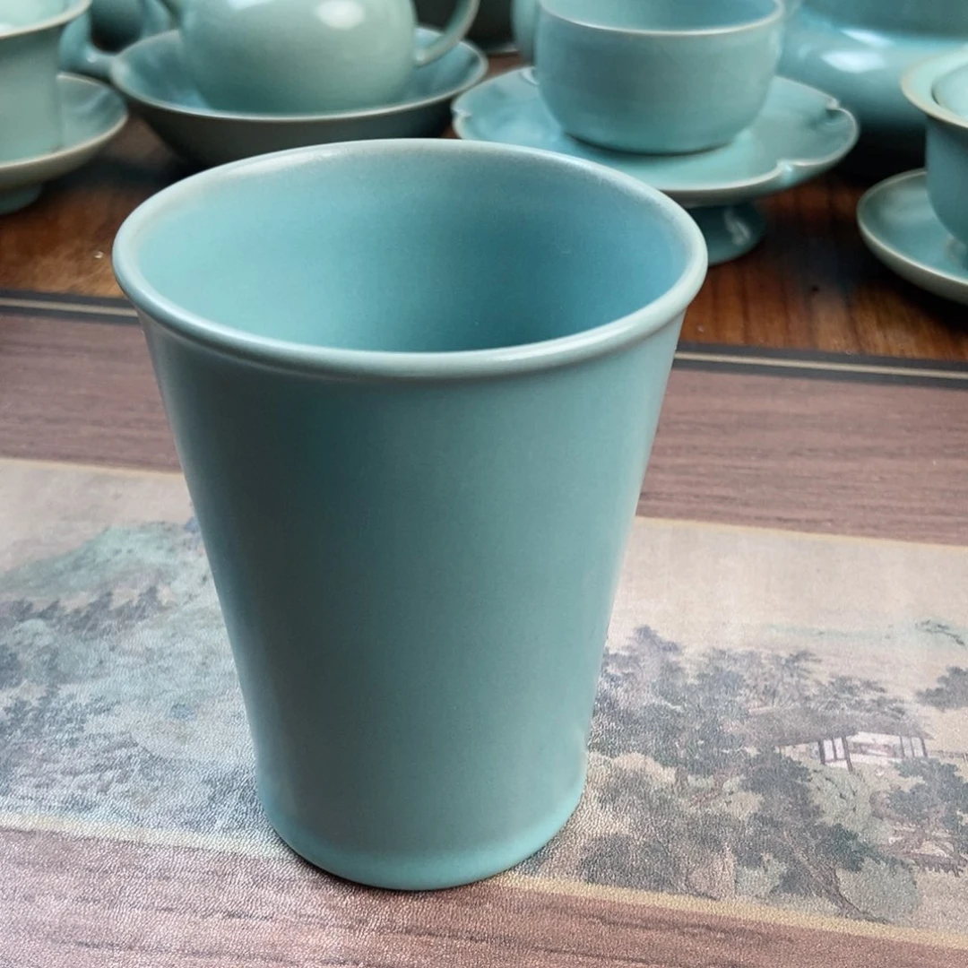 摆件原产地原矿汝瓷～茶器