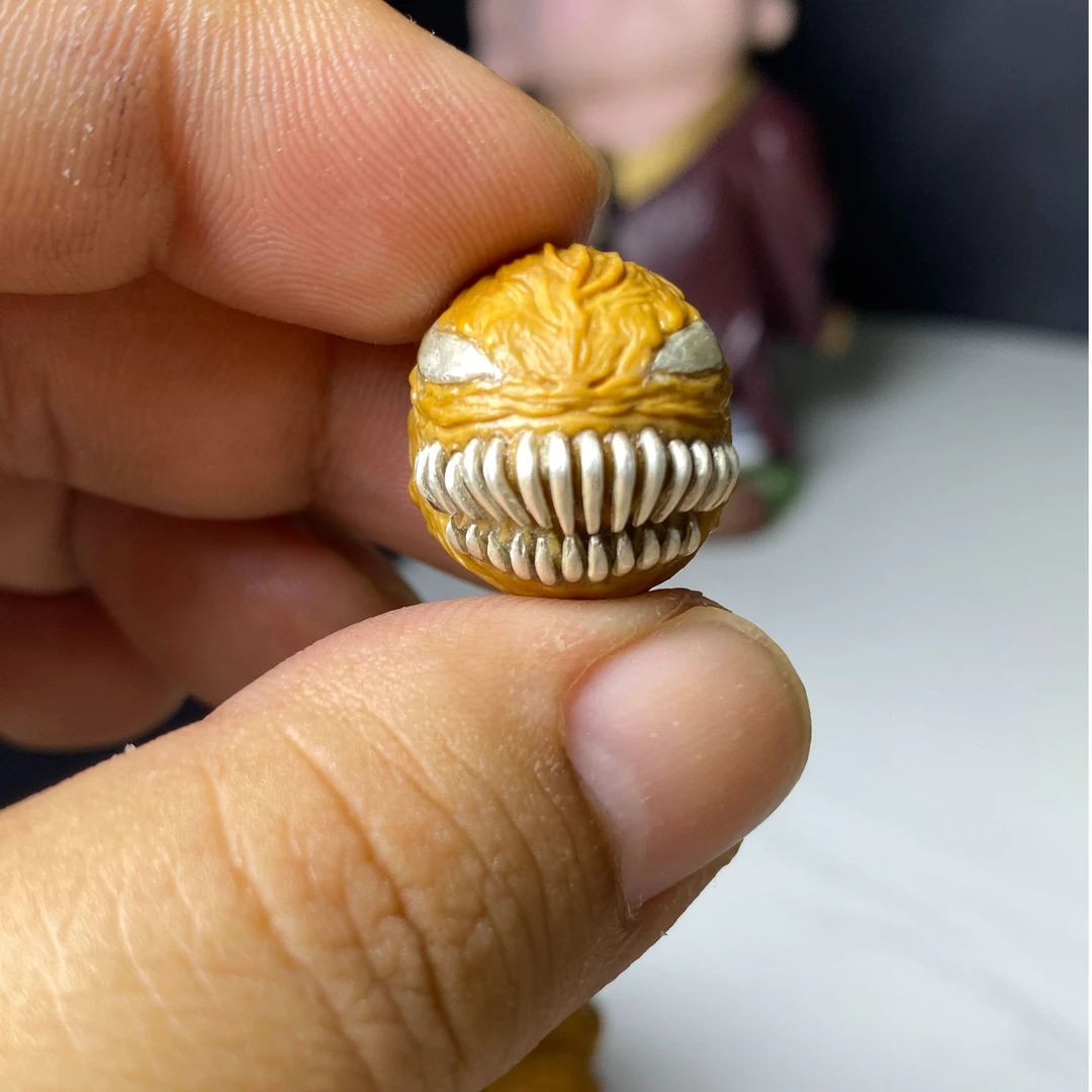 【吉辰出品】镶嵌单颗雕刻籽  全品无暇（单颗都有封口线）