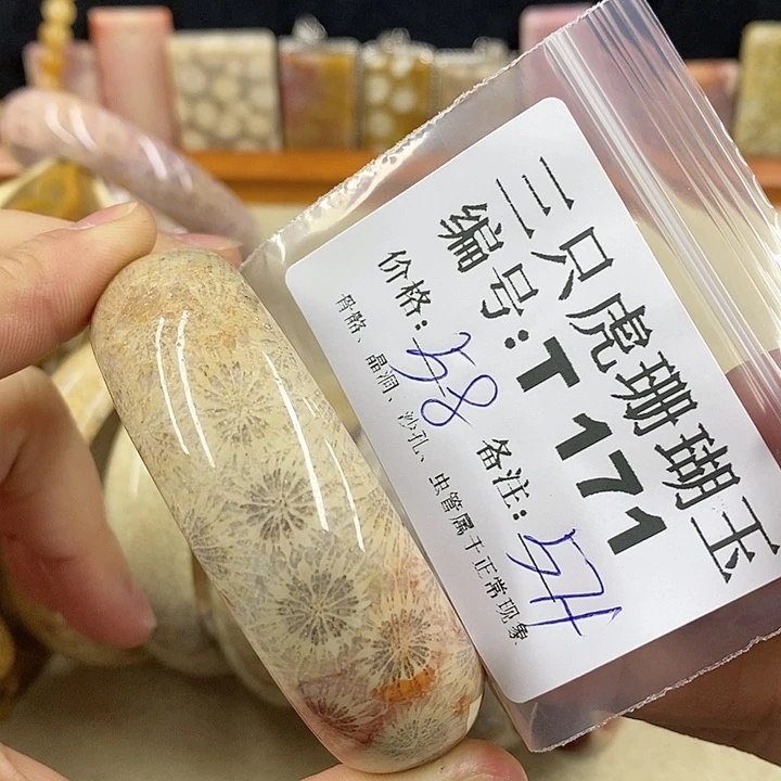 硅化珊瑚（珊瑚玉）1未镶嵌玥*
