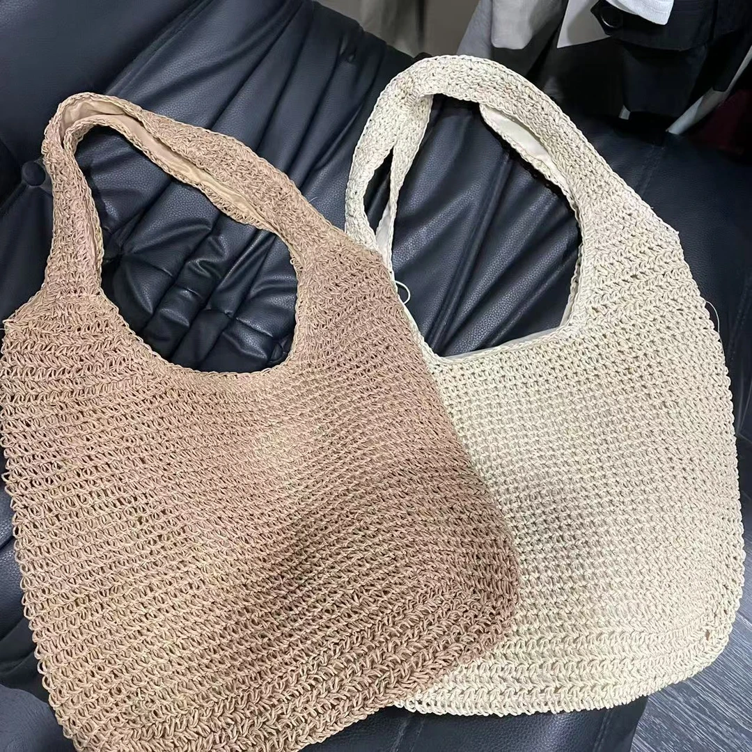 【 雨•美 推荐 】0003休闲百搭纯色编织包