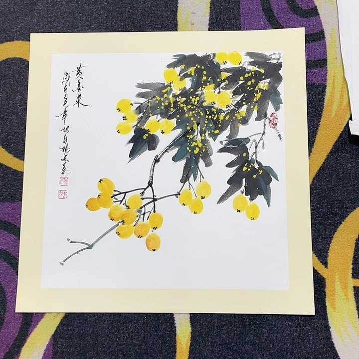 怡***得国画福利50乘50斗方一幅