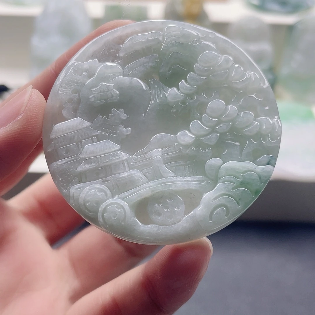 翡翠未镶嵌颈饰翡翠0000000000000