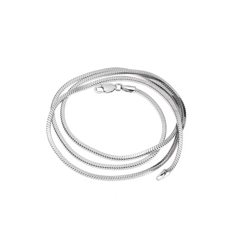 钛钢橄榄核项链 [福袋勿拍]男简约原创设计项圈百搭链条