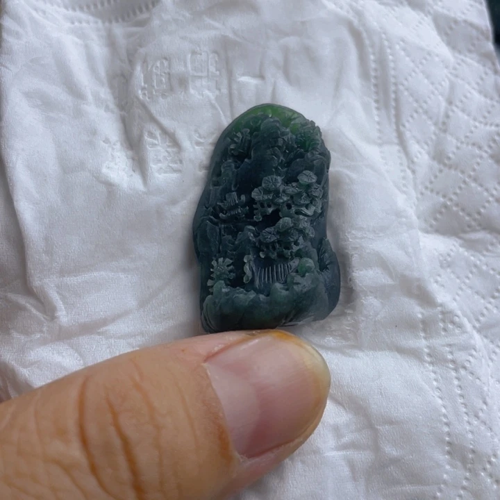 战***熊未镶嵌定制翡翠380