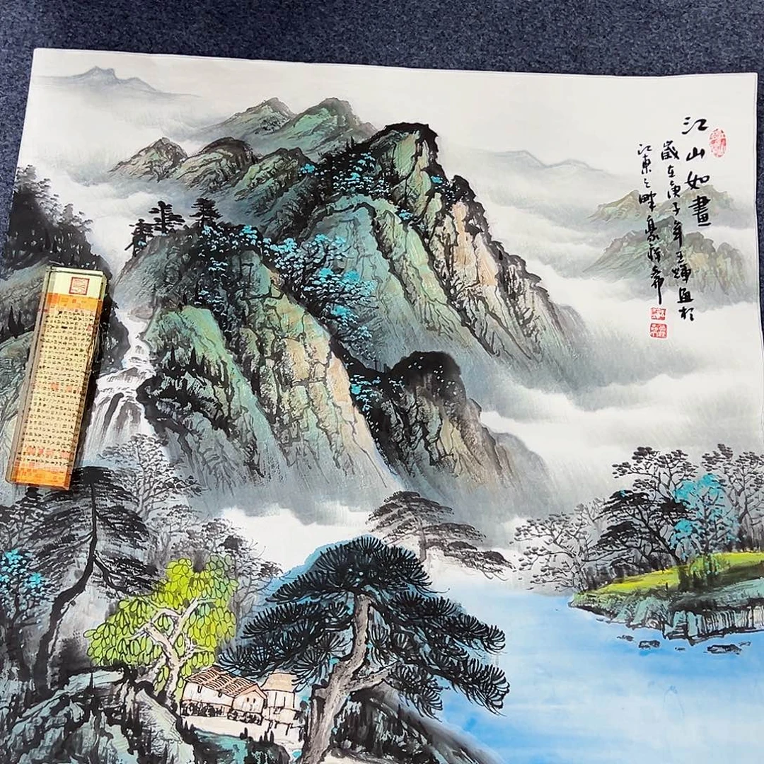 国画事事顺心如意万事如意
