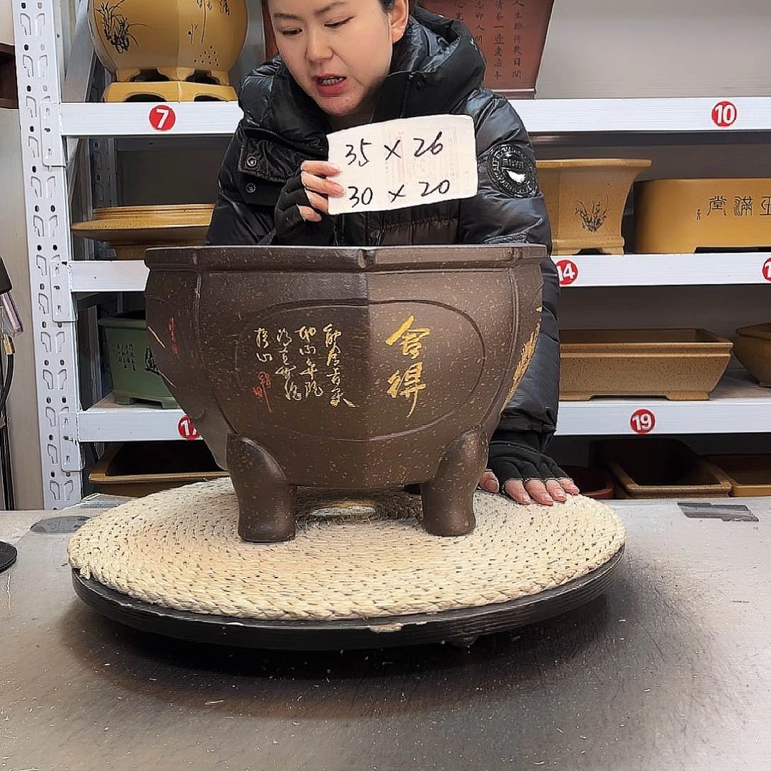 紫砂花盆紫砂花盆