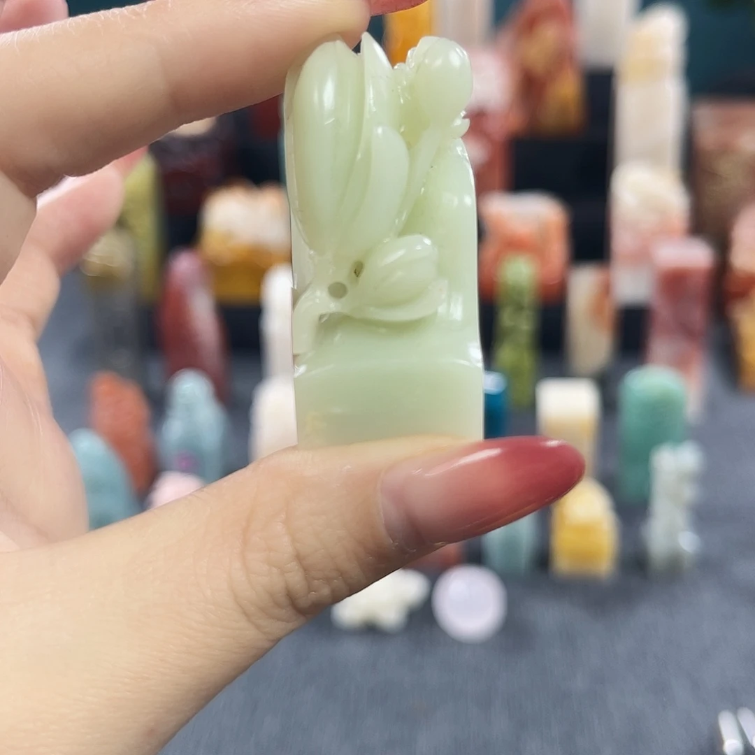 印石昌化石7683包邮包刻