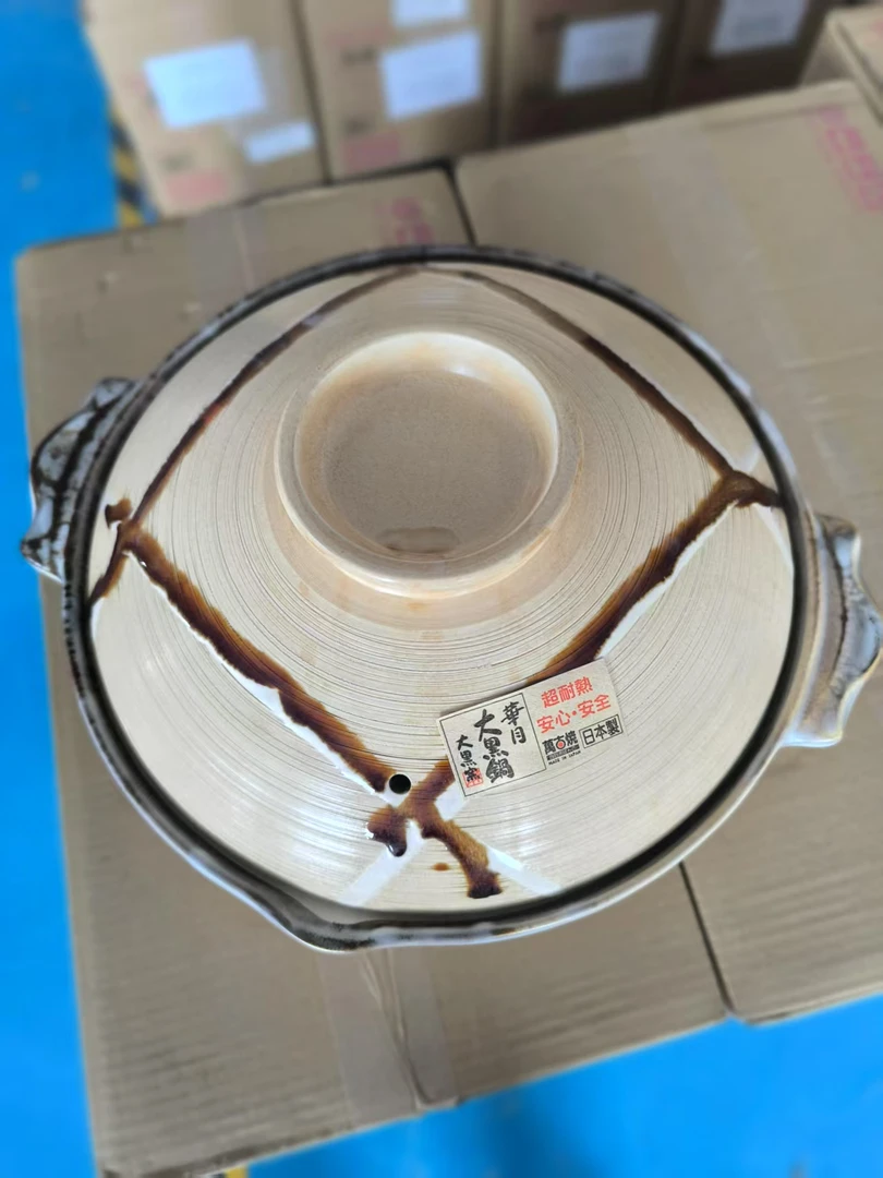 日本进山木加藤丹兰10号中深锅复古耐高温煲汤锅炖锅