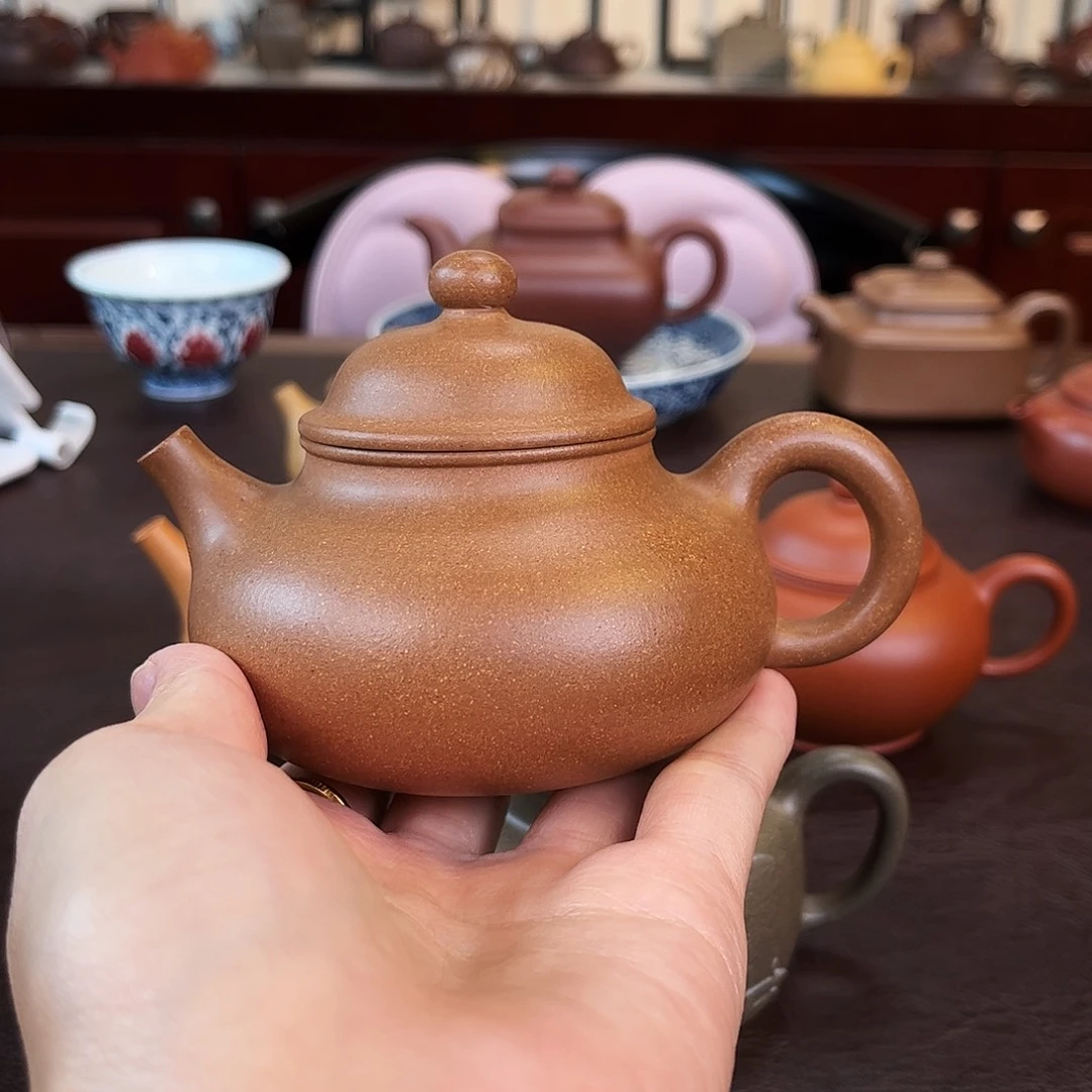 茶壶紫砂全手工老段容天200CC