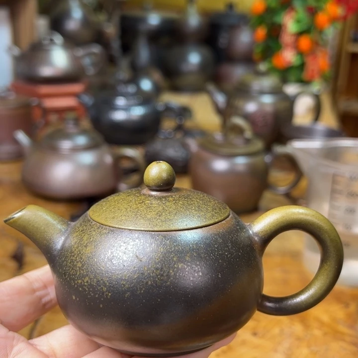 壶纯柴烧坭兴陶110cc